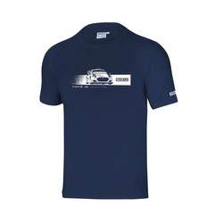 T-shirt homme Car M-Sport Sparco bleu foncé