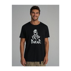 T-shirt homme Dakar DKR DES LOGO noir