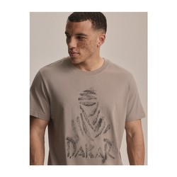 T-shirt homme Dakar DKR DESERT 02 gris