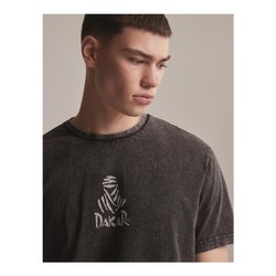 T-shirt homme Dakar DKR WASH 02 graphite