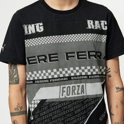 T-shirt homme Graphic black Ferrari F1 