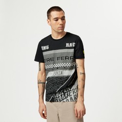 T-shirt homme Graphic black Ferrari F1 