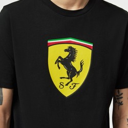 T-shirt homme Shield black Ferrari F1 2024