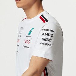 T-shirt homme Team blanc Mercedes AMG F1 