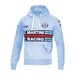 Sweat à capuche Sparco Martini Racing bleu ciel