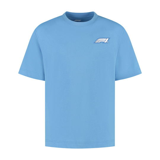 T-Shirt Homme Heritage Logo bleu Formula 1 2025