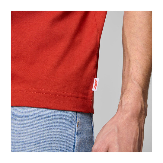 T-Shirt Homme Heritage Logo rouge Formula 1 2025