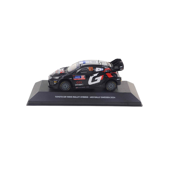 Maquette de voiture 1:43 GR Yaris Rally Sweden Toyota Gazoo Racing