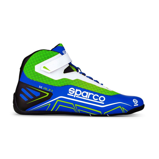 Chaussures de karting Sparco K-RUN MY20 bleu-vert