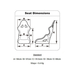 Fauteuil OMP HTE MY14 (approbation FIA)