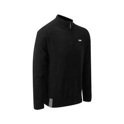 Sweat homme Pullover Half Zip noir Toyota Gazoo