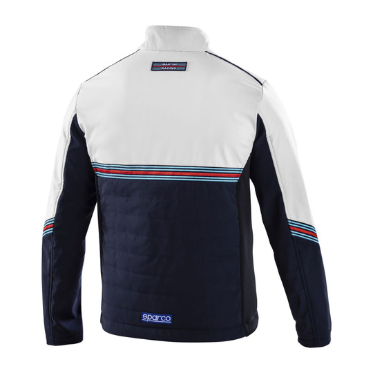 Softshell Sparco Martini Racing bleu marine/blanc