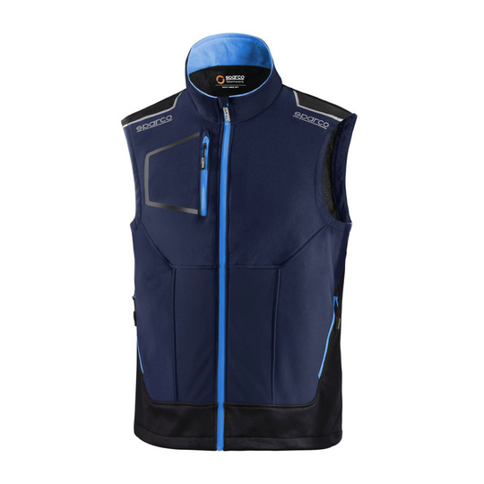 Doudoune sans manches Sparco TECH bleu marine