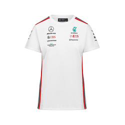 T-shirt femme Team blanc Mercedes AMG F1 