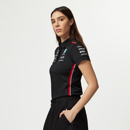 Polo femme Team Black Mercedes AMG F1 