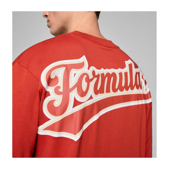 T-Shirt Homme Heritage Logo rouge Formula 1 2025