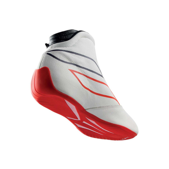 Chaussures de rallye OMP ONE-S MY20 blanches (approbation FIA)