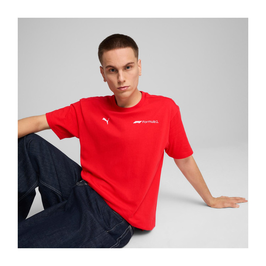 T-Shirt Homme Essential Relaxed Logo rouge Formula 1 2025