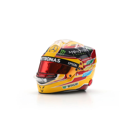 Miniature 1:5 Casque Lewis Hamilton British GP Mercedes AMG F1