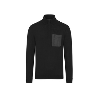 Sweat-shirt surélevé à 1/4 fermeture éclair Mercedes AMG F1 2024 pour hommes