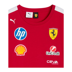 T-shirt homme Team Scuderia Ferrari F1 2025