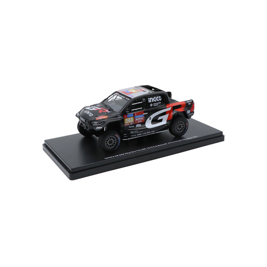 Maquette de voiture 1:43 Dakar #243 HILUX T1U Toyota Gazoo Racing