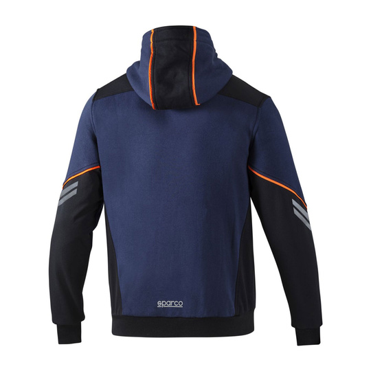 Sweatshirt homme Sparco TECH bleu marine/orange