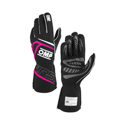 OMP Gants FIA FIRST MY24 noir-fuchsia