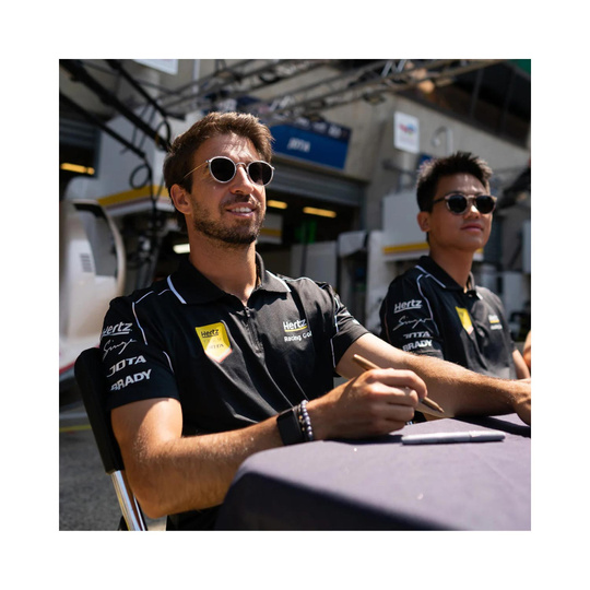 Polo homme Hertz Team Jota 2023 noir