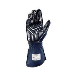 Gants de rallye  OMP ONE-S MY20 bleu marins (approbation FIA)