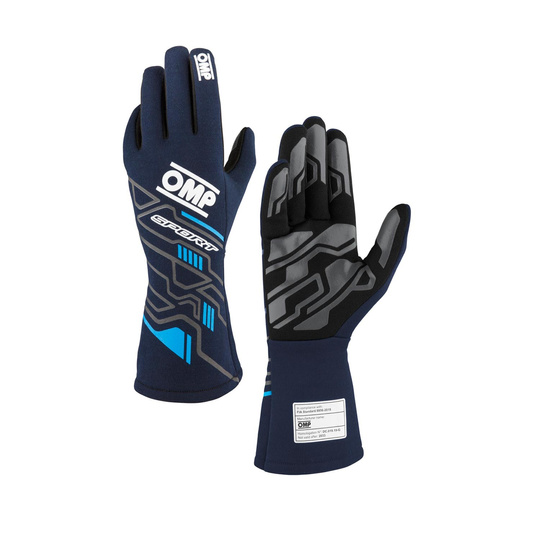 OMP Gants FIA SPORT MY25 bleu marine