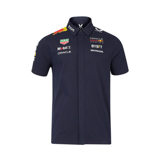 Chemise boutonnée de l'équipe Red Bull Racing 2024 pour hommes