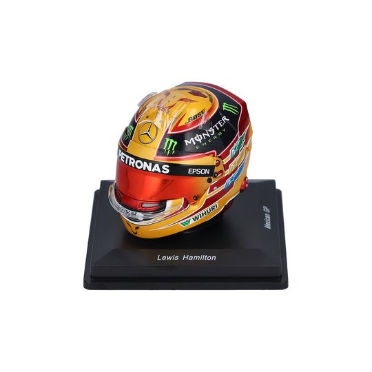 Miniature 1:5 Casque Lewis Hamilton British GP Mercedes AMG F1