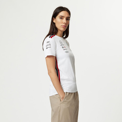 T-shirt femme Team blanc Mercedes AMG F1 