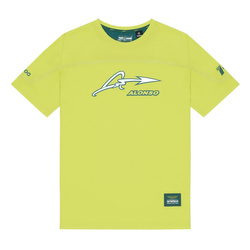 T-shirt homme Band Alonso Kimoa Aston Martin F1 2024 citron vert