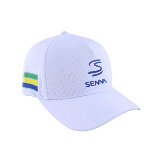 Casquette baseball Leisure Ayrton Senna 2025 blanc