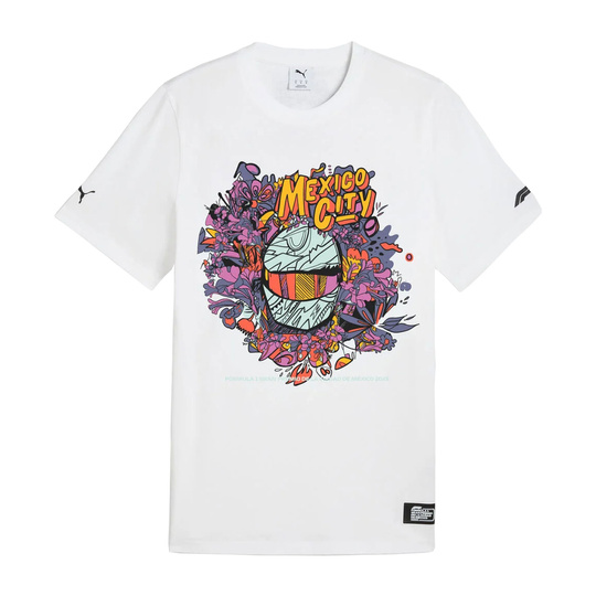 T-Shirt Homme Mexico City GP blanc Formula 1 2025