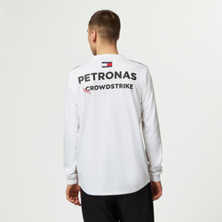 T-shirt Longsleeve homme blanc Team Mercedes AMG F1 