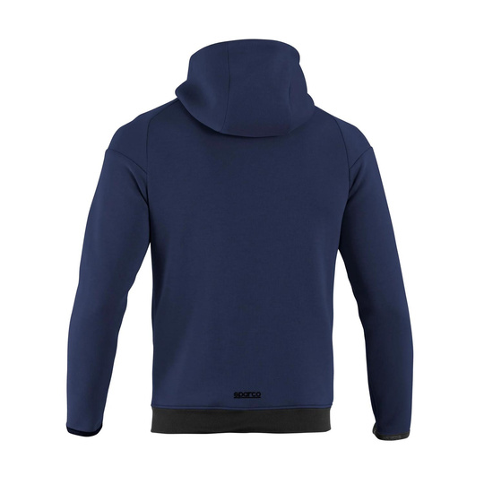 Sweat-shirt à capuche homme Sparco Full Zip MY25 bleu marine