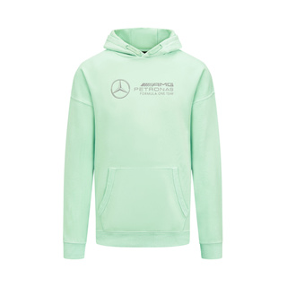 Sweat capuche Retro Hoodie Mint Mercedes AMG F1 