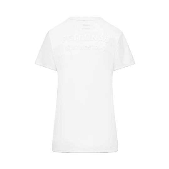 T-shirt femme Stealth Team Mercedes AMG F1 blanc