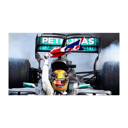 Miniature 1:5 Casque Lewis Hamilton British GP Mercedes AMG F1