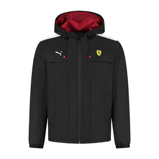 Veste homme imperméable noir Scuderia Ferrari F1 2025