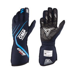 OMP Gants FIA ONE EVO X bleu foncé