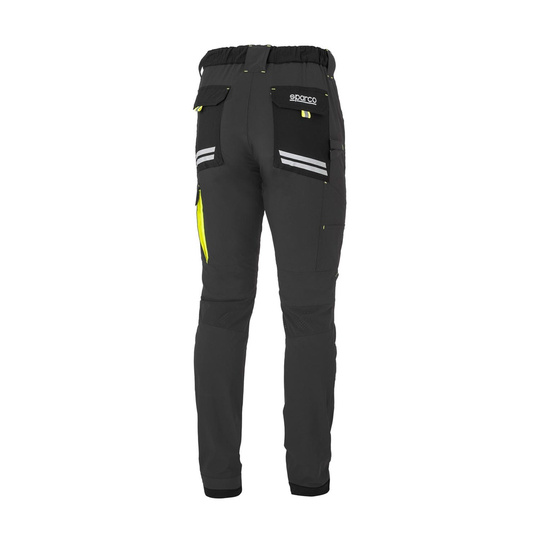 Pantalon mécano Sparco Light TECH gris-jaune