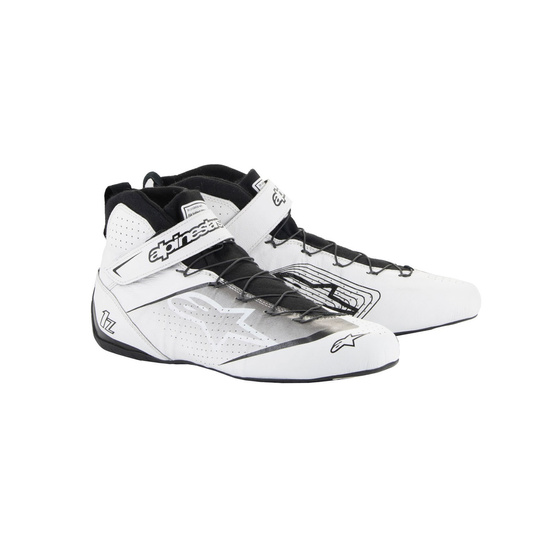 Bottines de course Alpinestars TECH 1-Z V3 (FIA 8856-2018)  Blanc/Noir