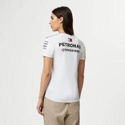 T-shirt femme Team blanc Mercedes AMG F1 