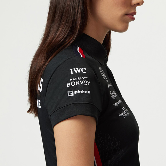 Polo femme Team Black Mercedes AMG F1 