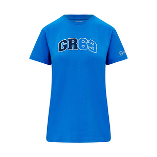 T-shirt femme George Russell Logo Mercedes AMG F1