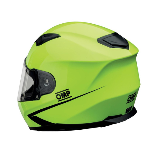 Casque de karting fermé OMP CIRCUIT EVO jaune